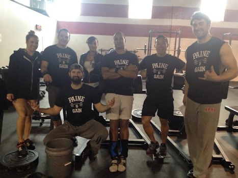 Team Pain And Gain During The Cross Fit Games Open T-Shirt Photo