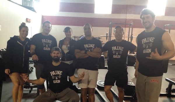 Team Pain And Gain During The Cross Fit Games Open T-Shirt Photo