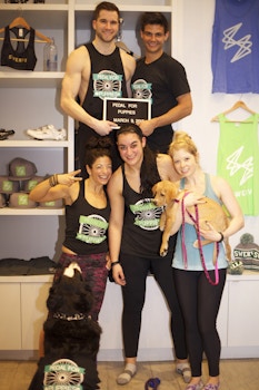 Pedal For Puppies Charity Spin Ride T-Shirt Photo