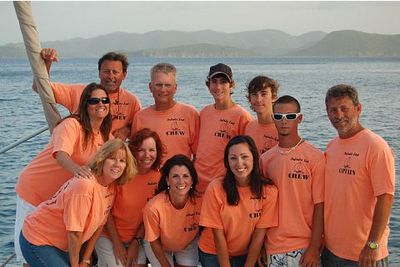 Infinite Zest Captain And Crew British Virgin Islands 2008 T-Shirt Photo