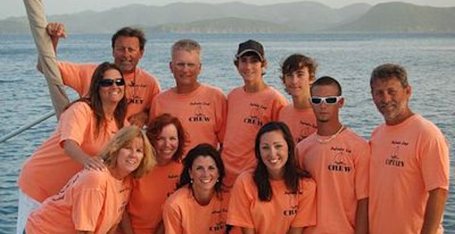 Infinite Zest Captain And Crew British Virgin Islands 2008 T-Shirt Photo