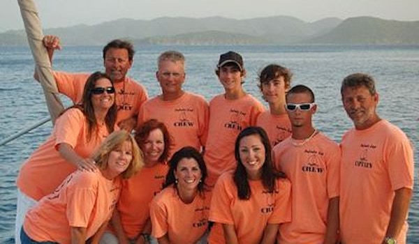 Infinite Zest Captain And Crew British Virgin Islands 2008 T-Shirt Photo