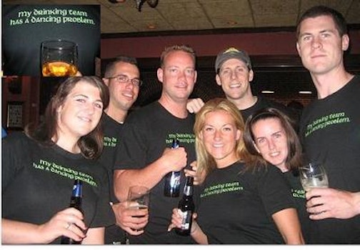 My Drinking Team Has A Dancing Problem T-Shirt Photo