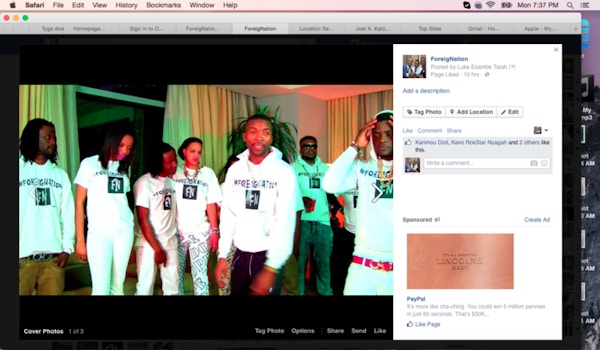 Picture of #Foreig Nation Custom T-Shirt Design #Foreig Nation T-Shirt Photo