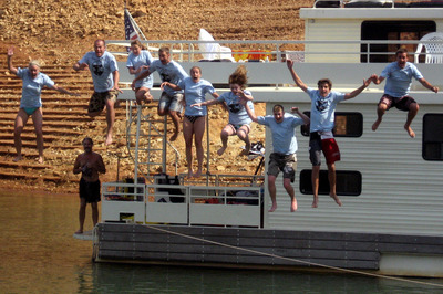 "Grandpa's Yacht Club" Lake Shasta, Ca T-Shirt Photo