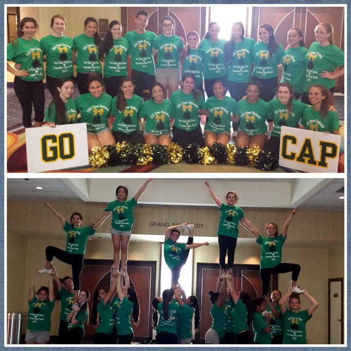 Capuchino Cheer At Nationals T-Shirt Photo