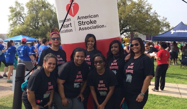 Picture of Heart Walk With Fit Black Beauties Custom T-Shirt Design Heart Walk With Fit Black Beauties T-Shirt Photo