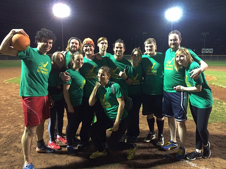 Ca$H Money Ballionaire$ Kickball Team T-Shirt Photo