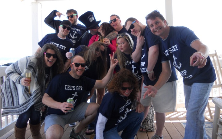 Jenni And Aaron's Bachelor/Ette T-Shirt Photo