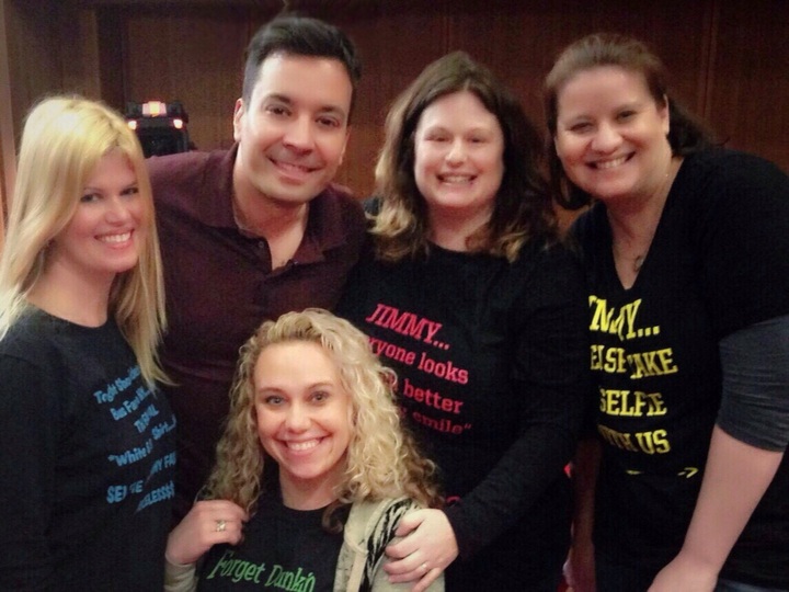 Meeting Jimmy Fallon! T-Shirt Photo