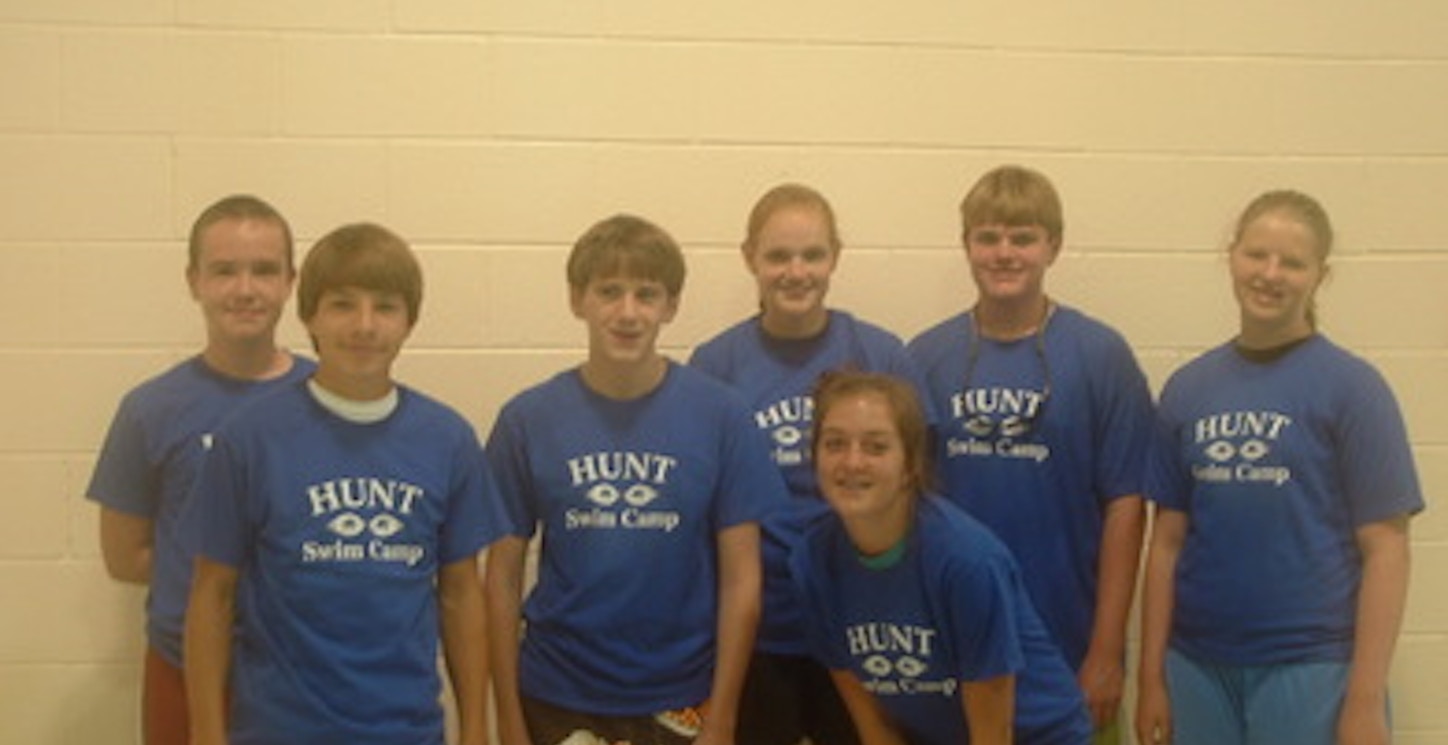 Picture of Hunt Swim Camp Custom T-Shirt Design Hunt Swim Camp T-Shirt Photo