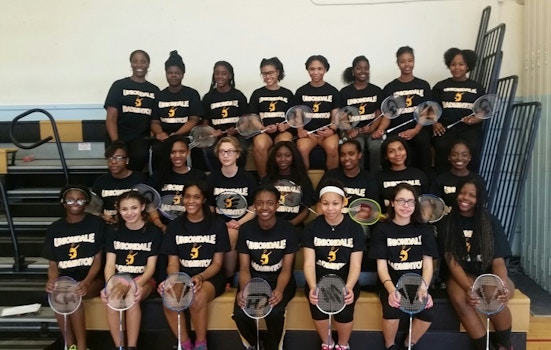 Uniondale High School Badminton Team  T-Shirt Photo