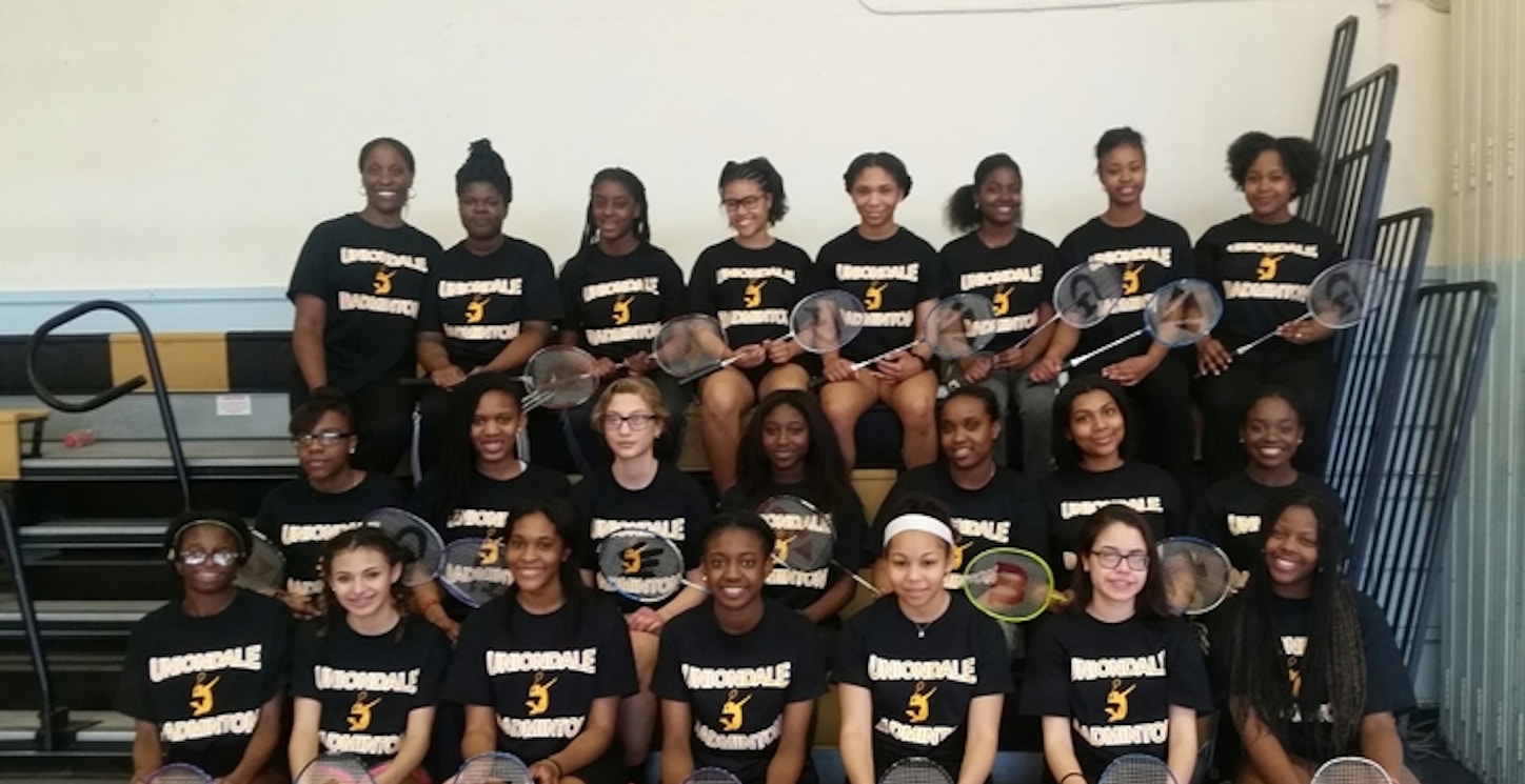 Uniondale High School Badminton Team  T-Shirt Photo