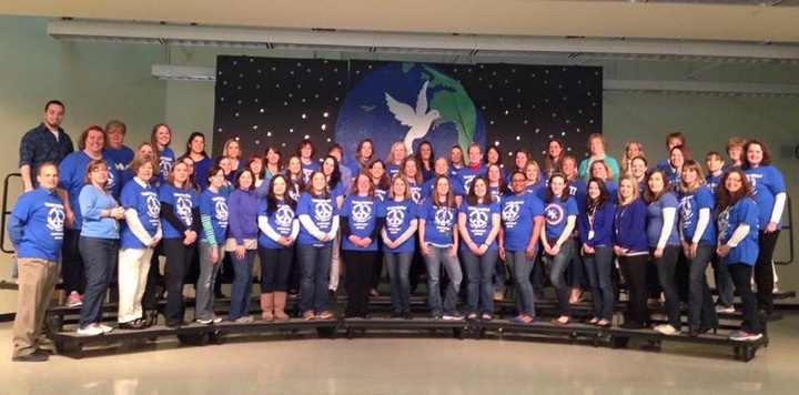 Ces Lights It Up Blue!! T-Shirt Photo