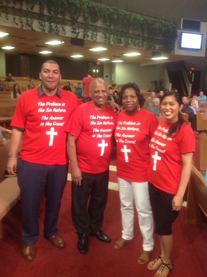 The Problem Is The Sin Nature, The Answer Is The Cross! T-Shirt Photo