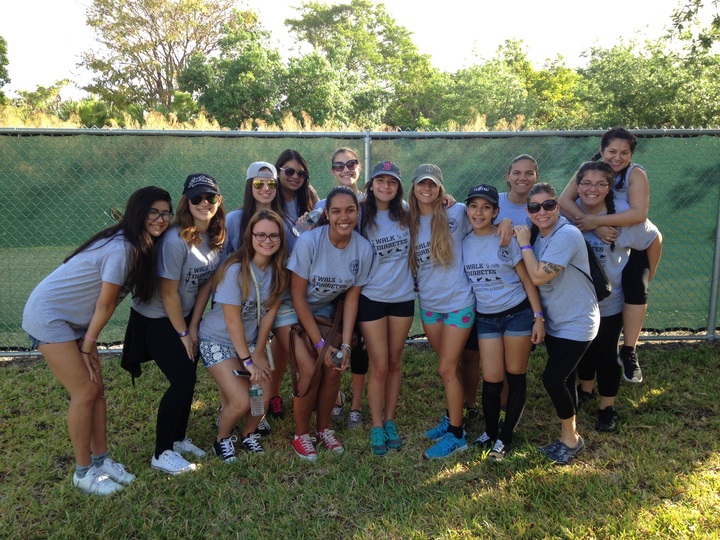 Ispa Spirit Squad Walks To Cure Diabetes 2015 T-Shirt Photo