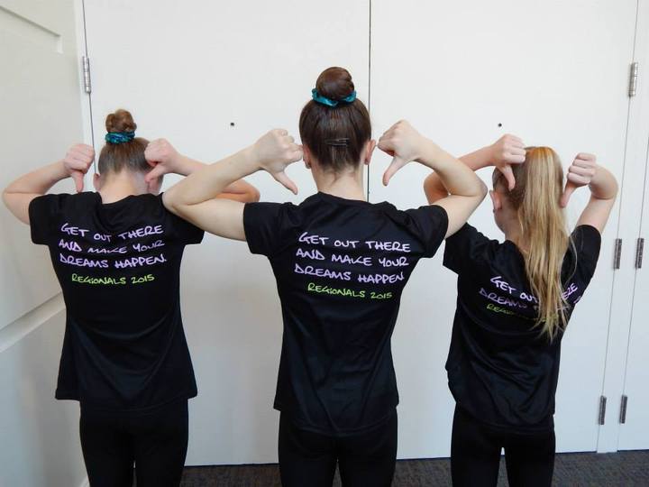 gymnastics team shirts