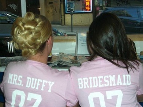 Mrs. Duffy And A Bridesmaid T-Shirt Photo