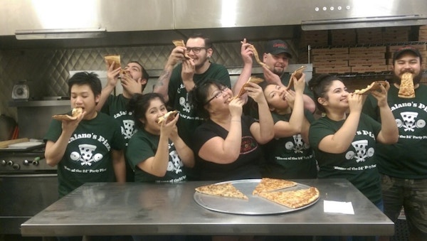 You'll Love Our Pizza As Much As We Do!!! T-Shirt Photo