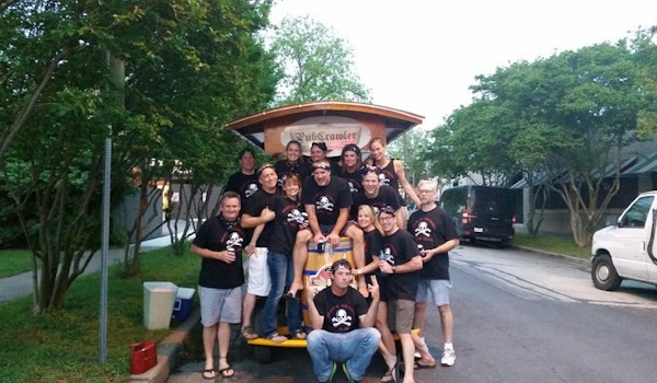 Picture of Pirate Pubcrawl Custom T-Shirt Design Pirate Pubcrawl T-Shirt Photo