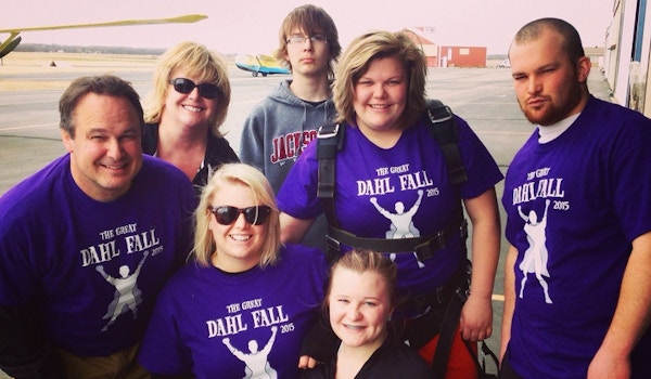 The Great Dahl Fall Skydiving Trip! T-Shirt Photo