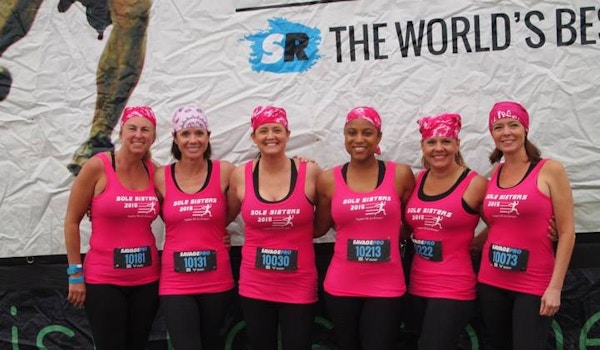 Picture of Sole Sisters 1st Savage Race Custom T-Shirt Design Sole Sisters 1st Savage Race T-Shirt Photo