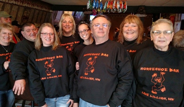 Picture of Horseshoe Bar Custom T-Shirt Design Horseshoe Bar T-Shirt Photo