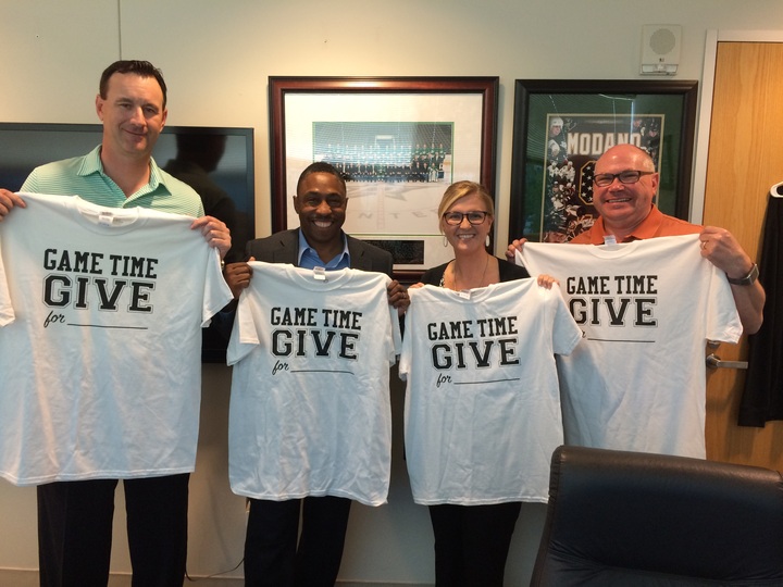 Dallas Stars Game Time Give For Charities! T-Shirt Photo
