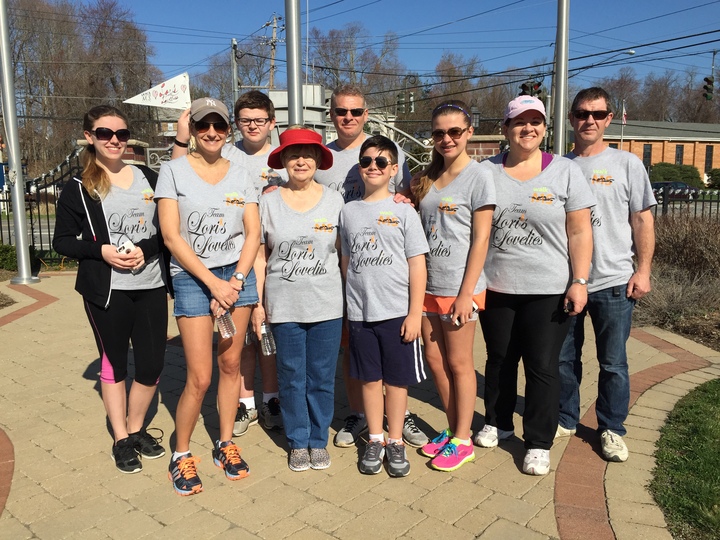 Ms Walk 2015 Team Lori's Lovelies T-Shirt Photo