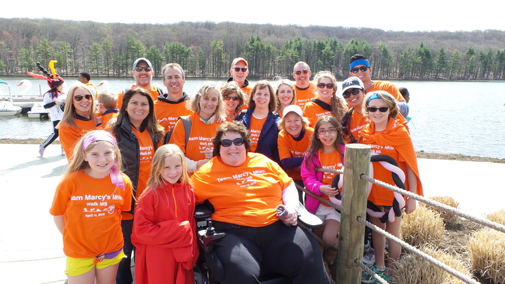 Team Marcy's Mom At Walk Ms , New Jersey, 4/19/15 T-Shirt Photo