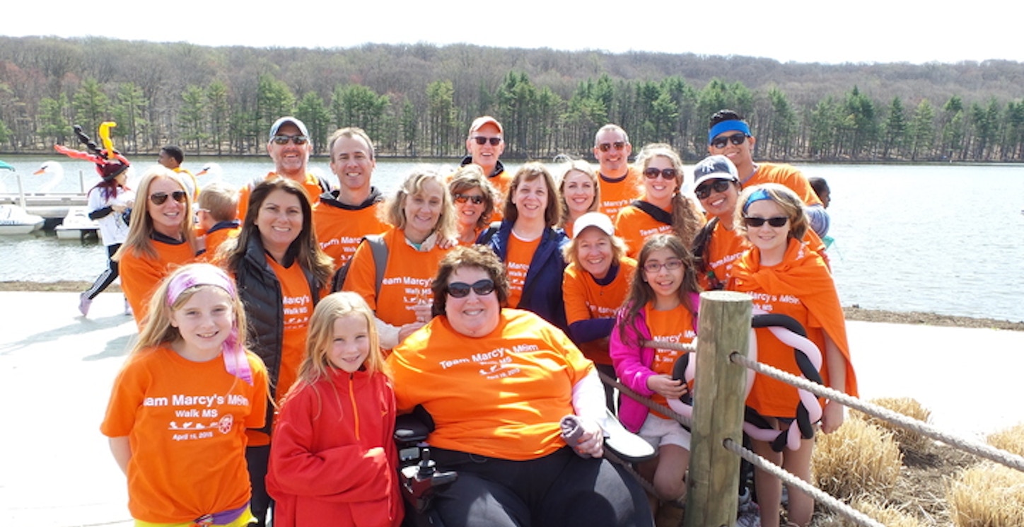 Team Marcy's Mom At Walk Ms , New Jersey, 4/19/15 T-Shirt Photo