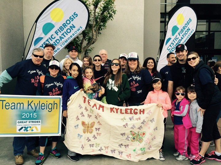 Team Kyleigh Walking To Cure Cf T-Shirt Photo