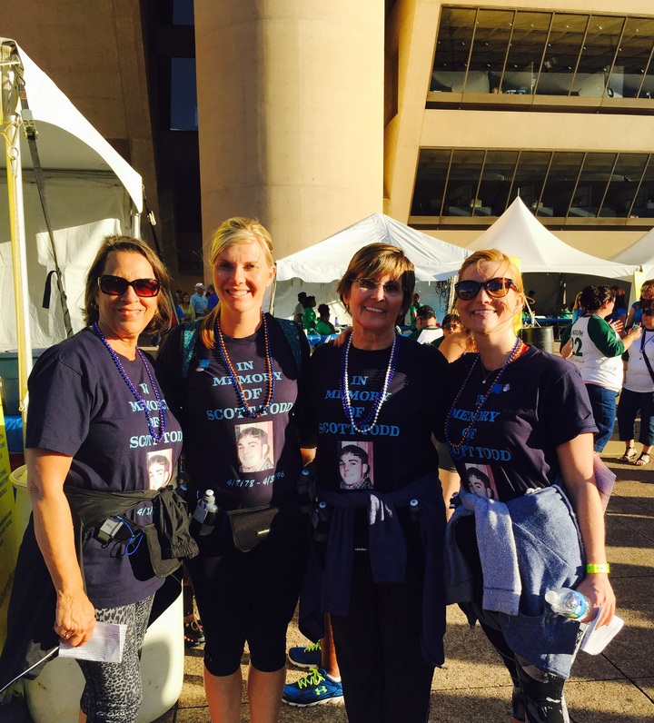 "In Memory Of Scott" Team T-Shirt Photo