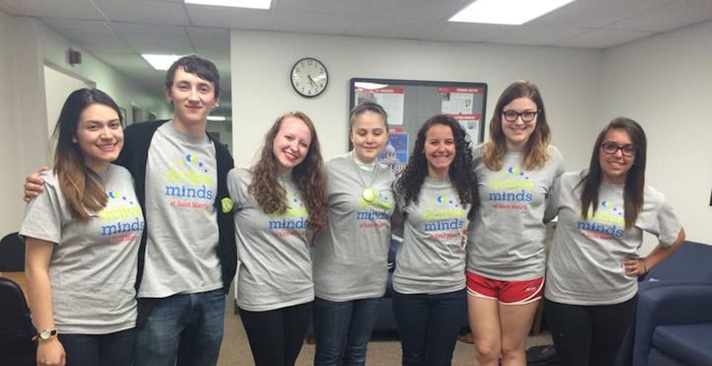 Our First Year As The Active Minds At Saint Mary's Leadership Team! T-Shirt Photo