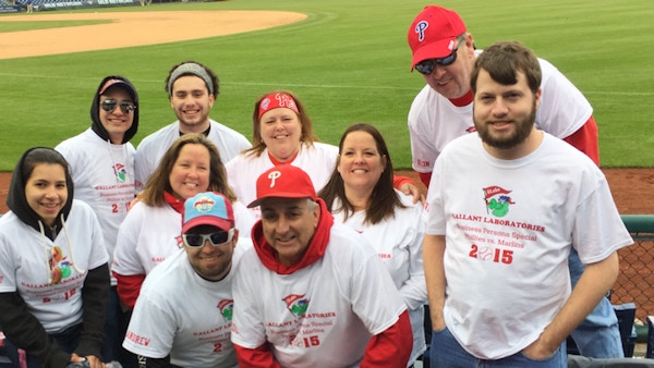 Gallant Labs At The Business Persons Special Phillies Game, April 23, 2015 T-Shirt Photo