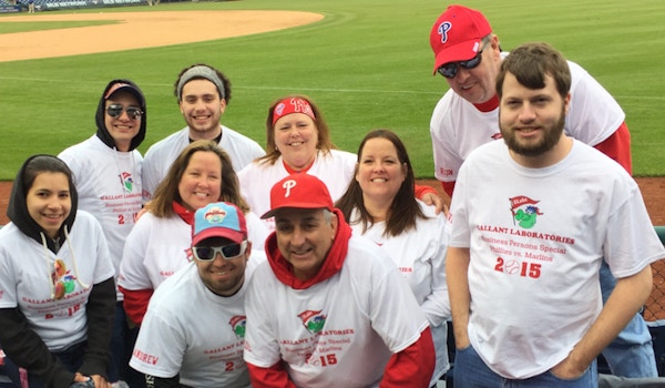 Gallant Labs At The Business Persons Special Phillies Game, April 23, 2015 T-Shirt Photo