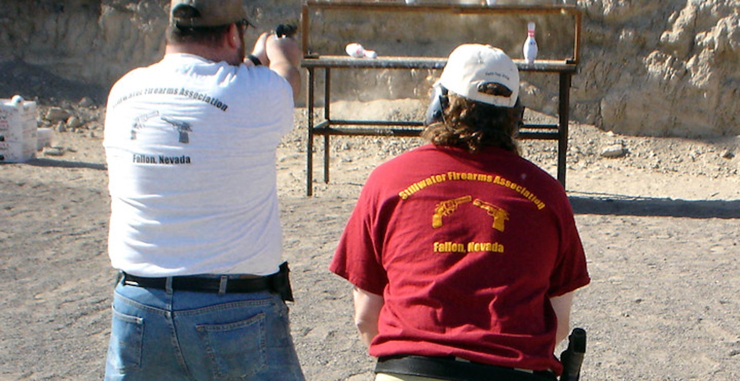 Bowling Pin Shooting Match T-Shirt Photo