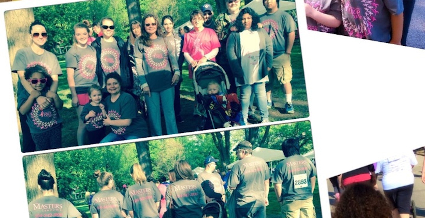 The Masters Law Firm Supports Breast Cancer Awareness T-Shirt Photo