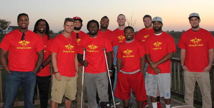 Iowa Barnstormers Team Shining For Sarah T-Shirt Photo