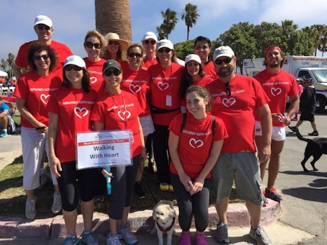Aha Ventura Heart Walk Fundraiser T-Shirt Photo