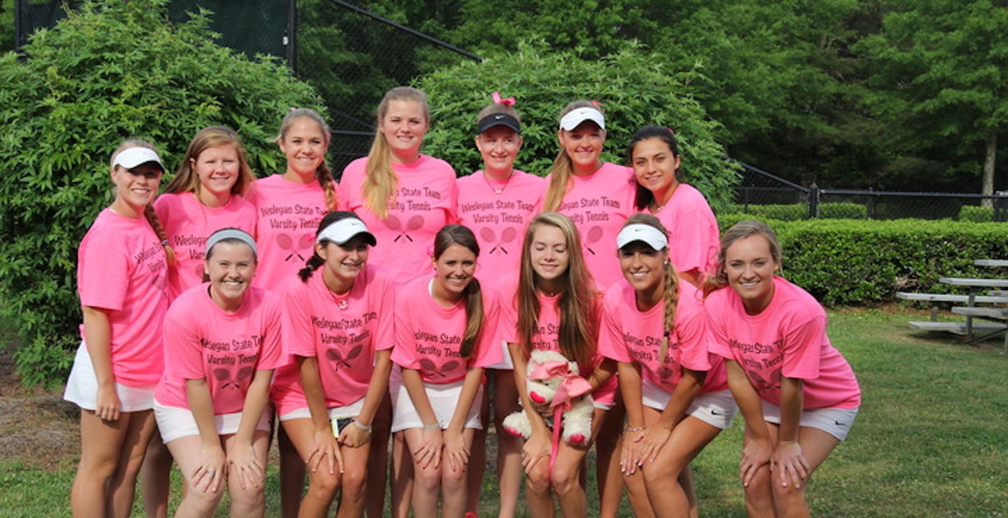 Wesleyan Wolves Hs State Tennis Champions 2015 T-Shirt Photo