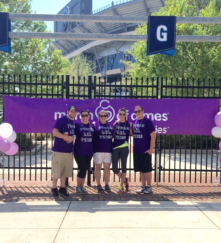 March For Babies Team Tough Lil Tikes T-Shirt Photo