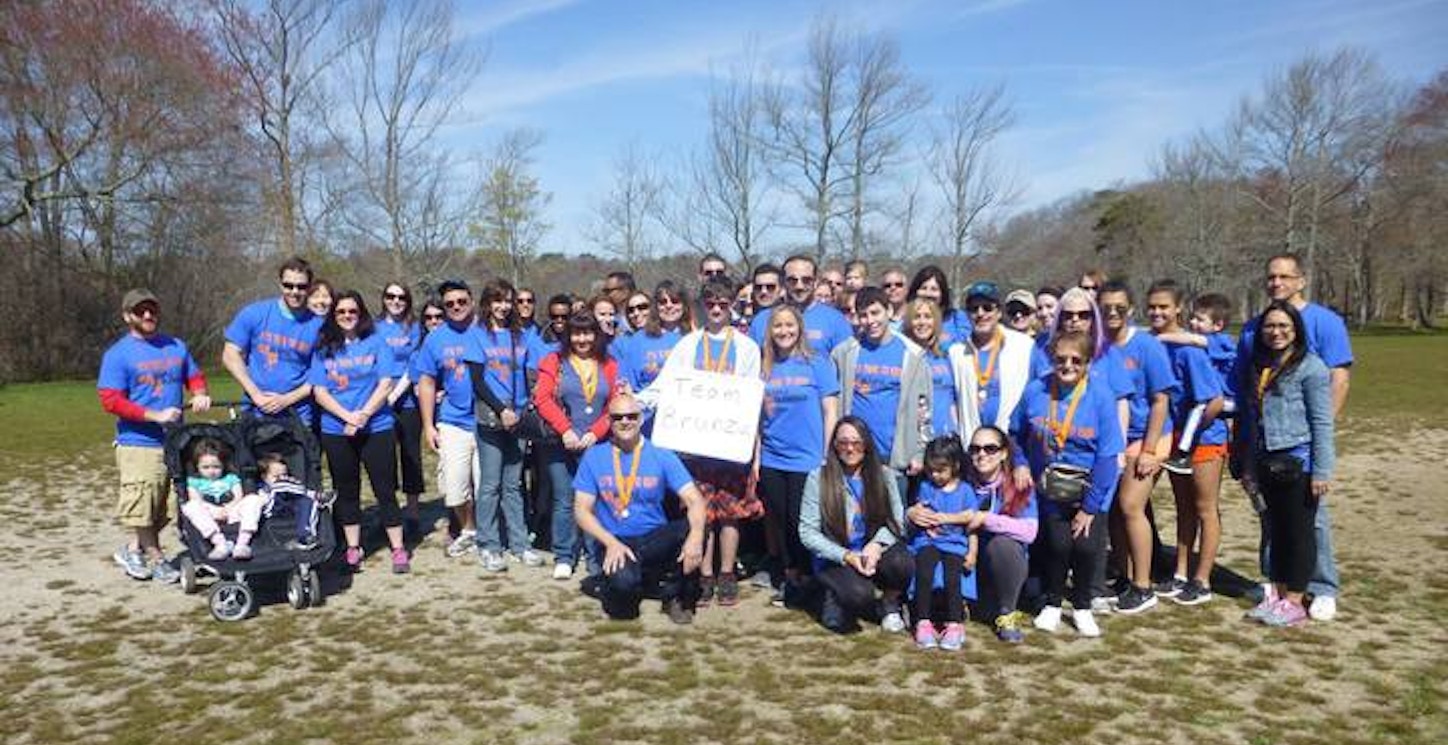 Picture of Team Brunza At The Ms Walk Custom T-Shirt Design Team Brunza At The Ms Walk T-Shirt Photo