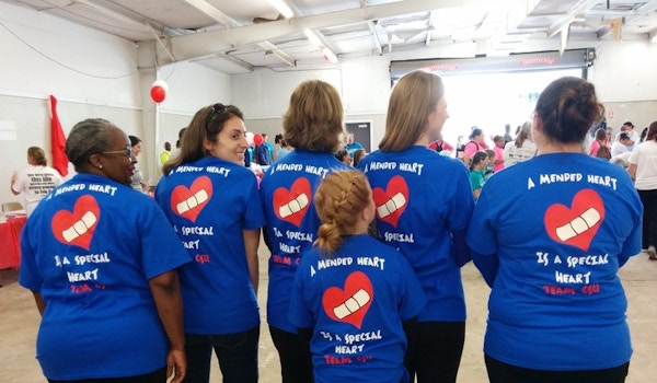 Team Csu At The Congenital Heart Walk T-Shirt Photo
