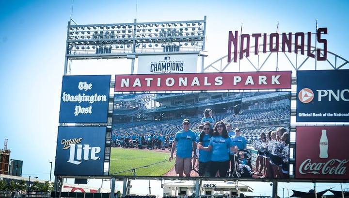 Leading Our Team Into Nats Stadium    T-Shirt Photo
