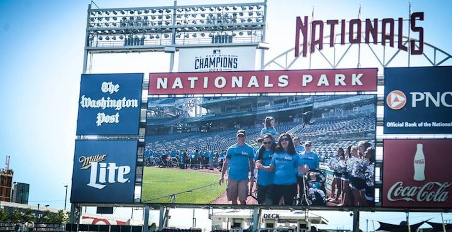 Leading Our Team Into Nats Stadium    T-Shirt Photo