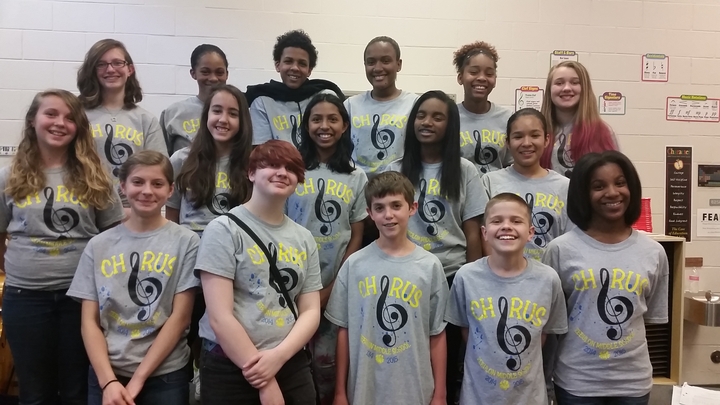 Zebulon Middle School Chorus T-Shirt Photo