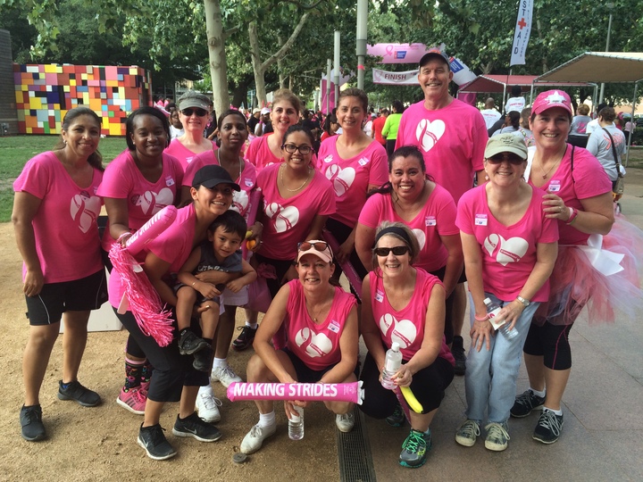 Making Strides Toward The Cure! T-Shirt Photo