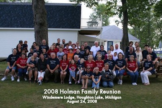 2008 Holman Family Reunion T-Shirt Photo