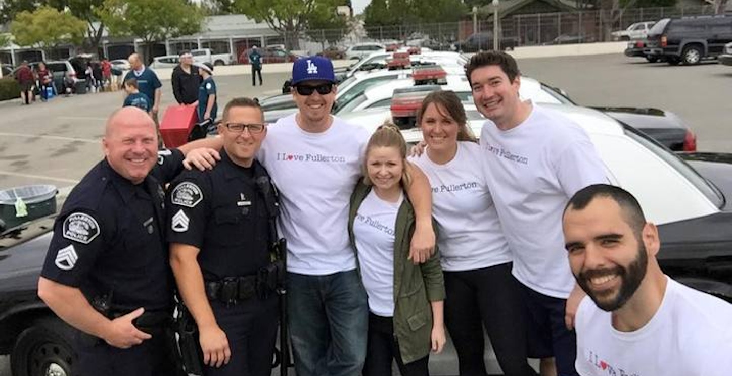 City Wide Day Of Service With Fullerton Pd T-Shirt Photo